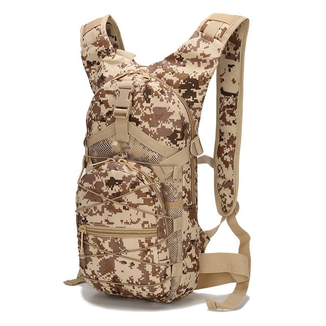 15 Litre Molle Tactical Backpack Backpacks BeSmashing Desert Digital Camouflage