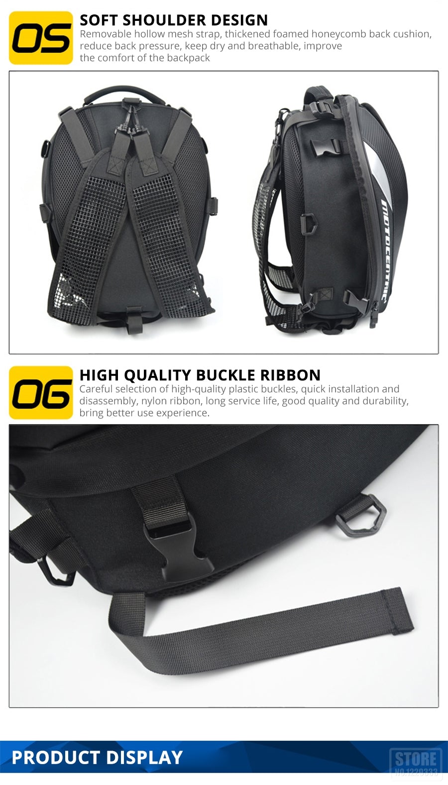 2 In 1 Motorcycle Seat Bag and BackPack Motorcycle Bags & Panniers BeSmashing