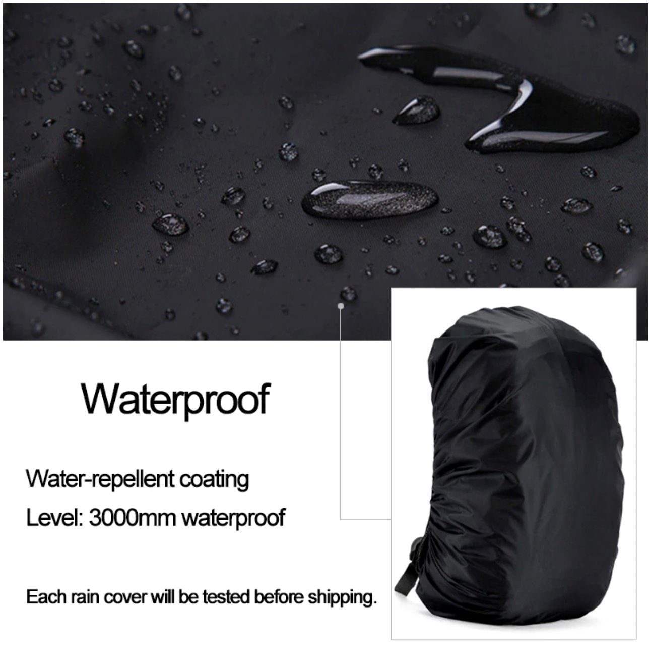 35-85 Litre Backpack Rain Cover Backpacks BeSmashing