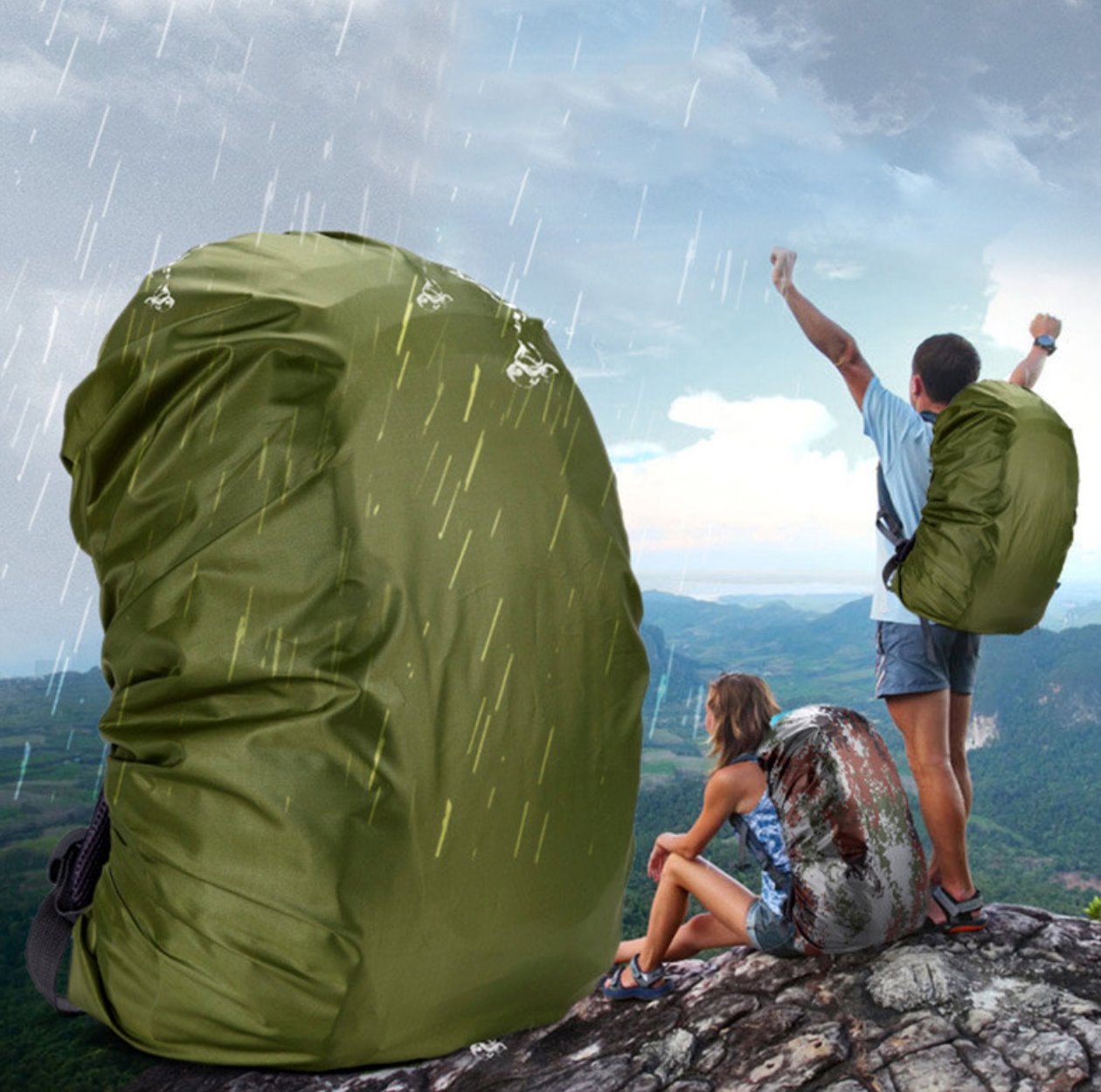 35-85 Litre Backpack Rain Cover Backpacks BeSmashing