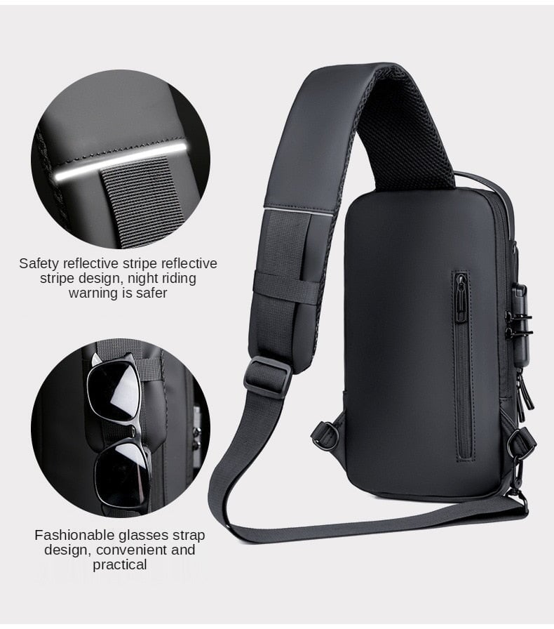 Anti Theft Waterproof Chest & Backpack Backpacks BeSmashing