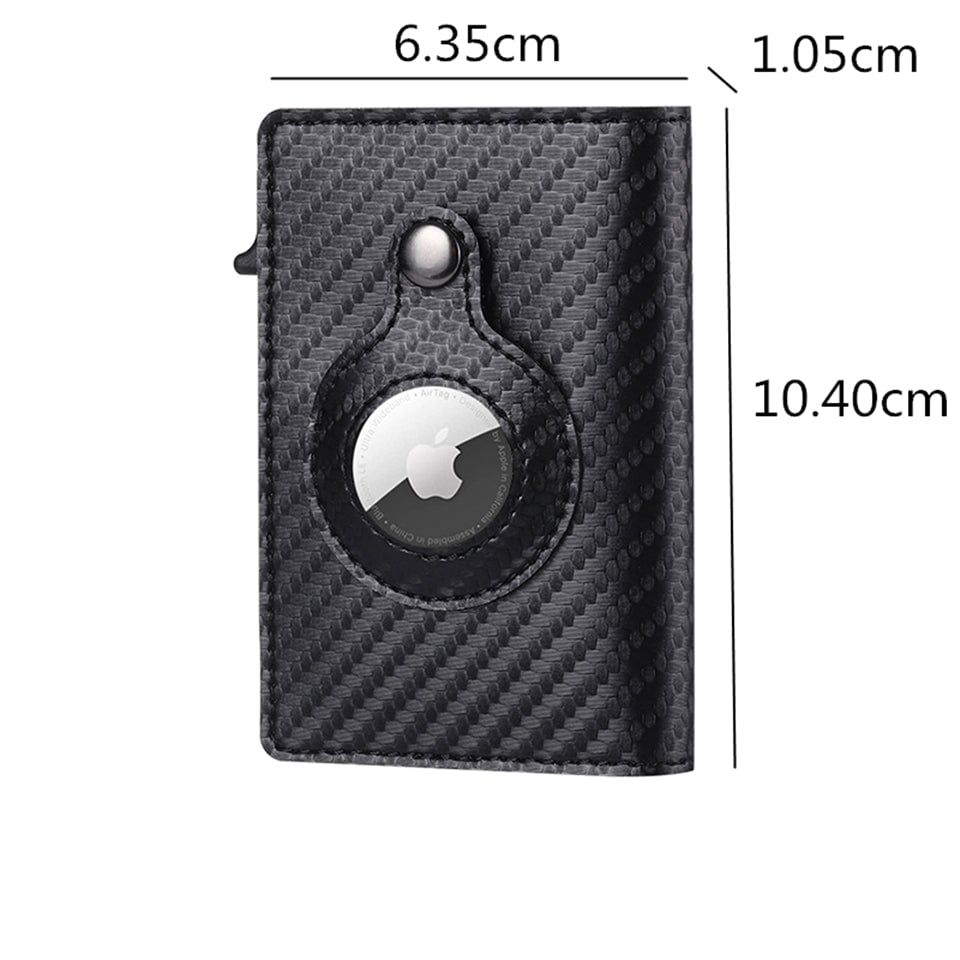 Carbon Fibre Air Tag Wallet Card & ID Holders BeSmashing