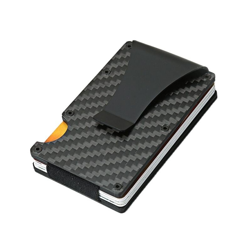Carbon Fibre & Aluminium RFID Wallet Wallets & Money Clips Besmashing