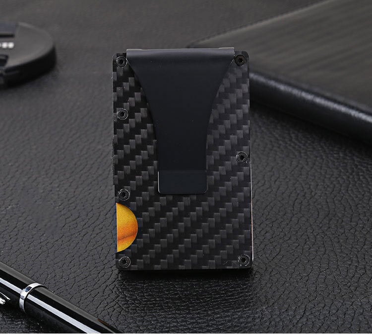 Carbon Fibre & Aluminium RFID Wallet Wallets & Money Clips Besmashing