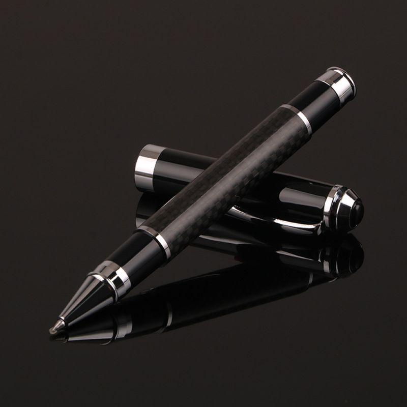 Carbon Fibre Ballpoint Pen Pens BeSmashing Black