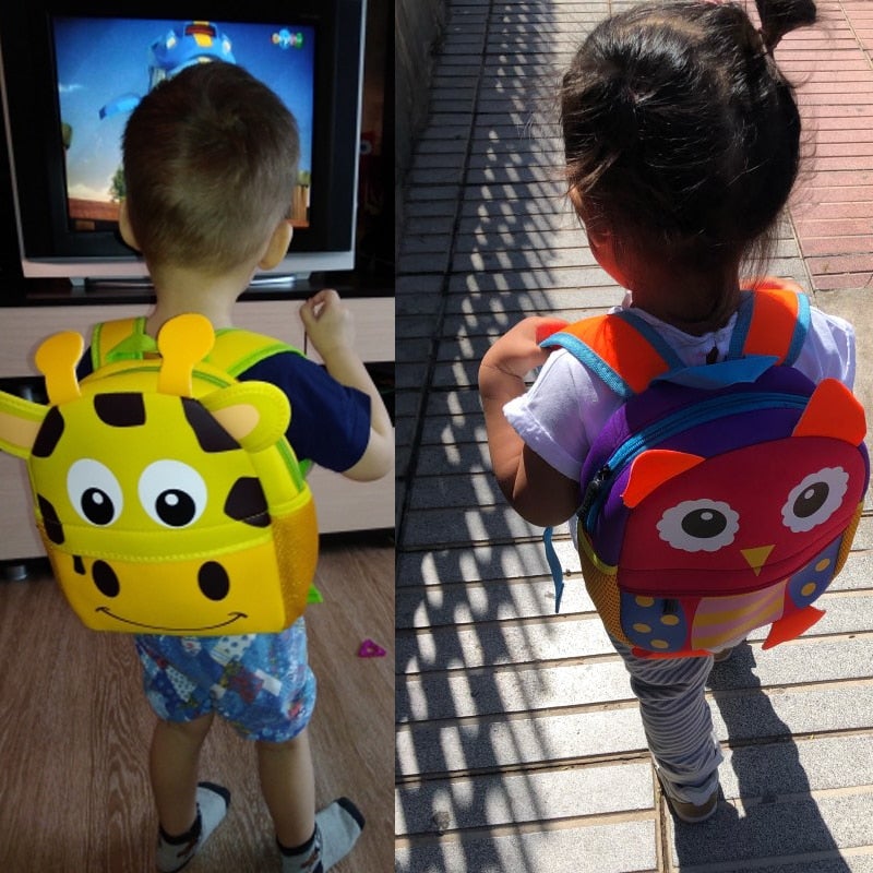 Cartoon Children's Backpack 30 Animals! School Bags BeSmashing