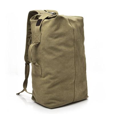 Classic Heavy Duty Canvas Duffel Bag Duffel Bags BeSmashing Khaki Medium 20L