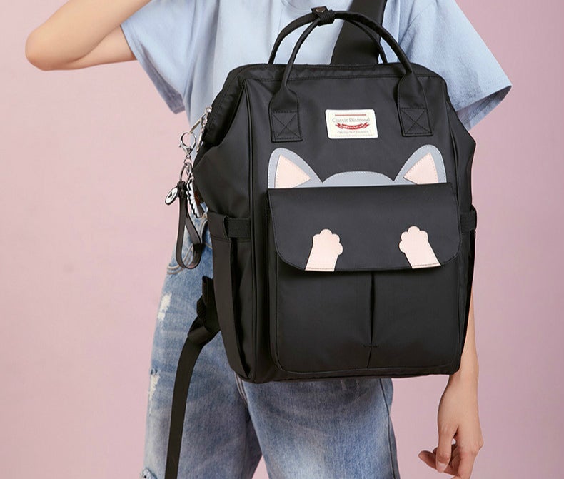 Large Cartoon Cat Kids Backpack School Bags BeSmashing