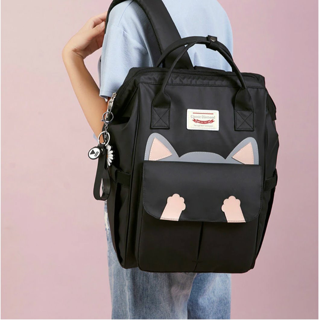 Large Cartoon Cat Kids Backpack School Bags BeSmashing