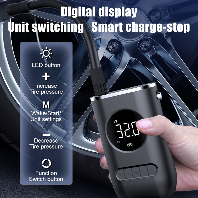 Portable Car Tyre Inflator Pump Inflatable Pump BeSmashing