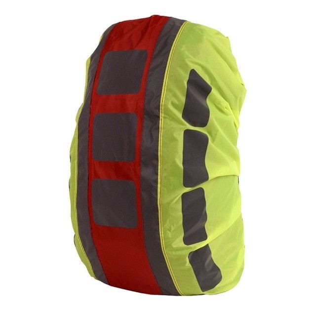 Reflective Sports BackPack Rain Cover Backpacks BeSmashing Red Squares 20-28L