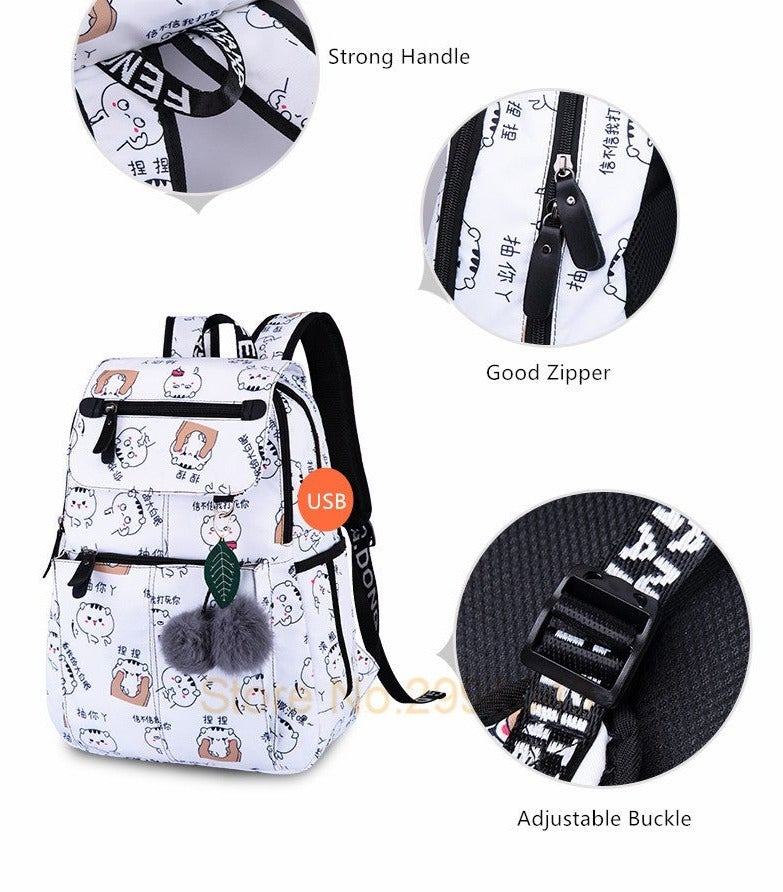 School Backpack With Keyring School Bags BeSmashing
