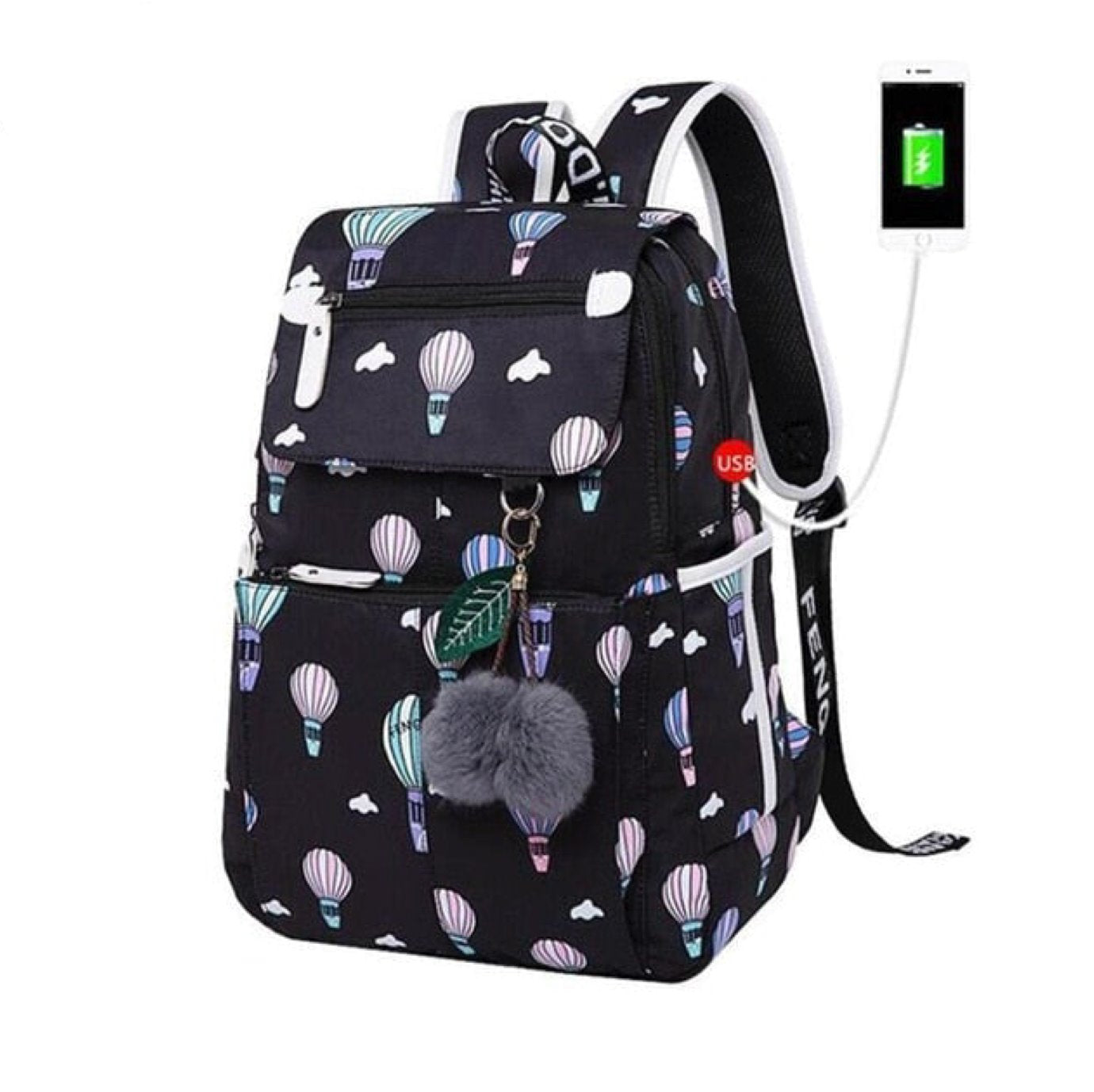 School Backpack With Keyring School Bags BeSmashing Balloon