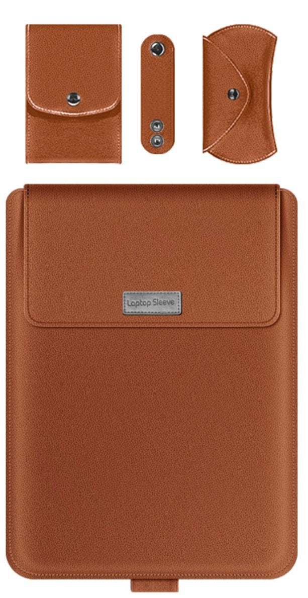Scratch & Water Resistant Laptop Sleeve Laptop Bags & Cases BeSmashing Brown 11 - 12 Inch