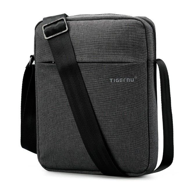 Shoulder Messenger Bag Messenger Bags BeSmashing Black Grey