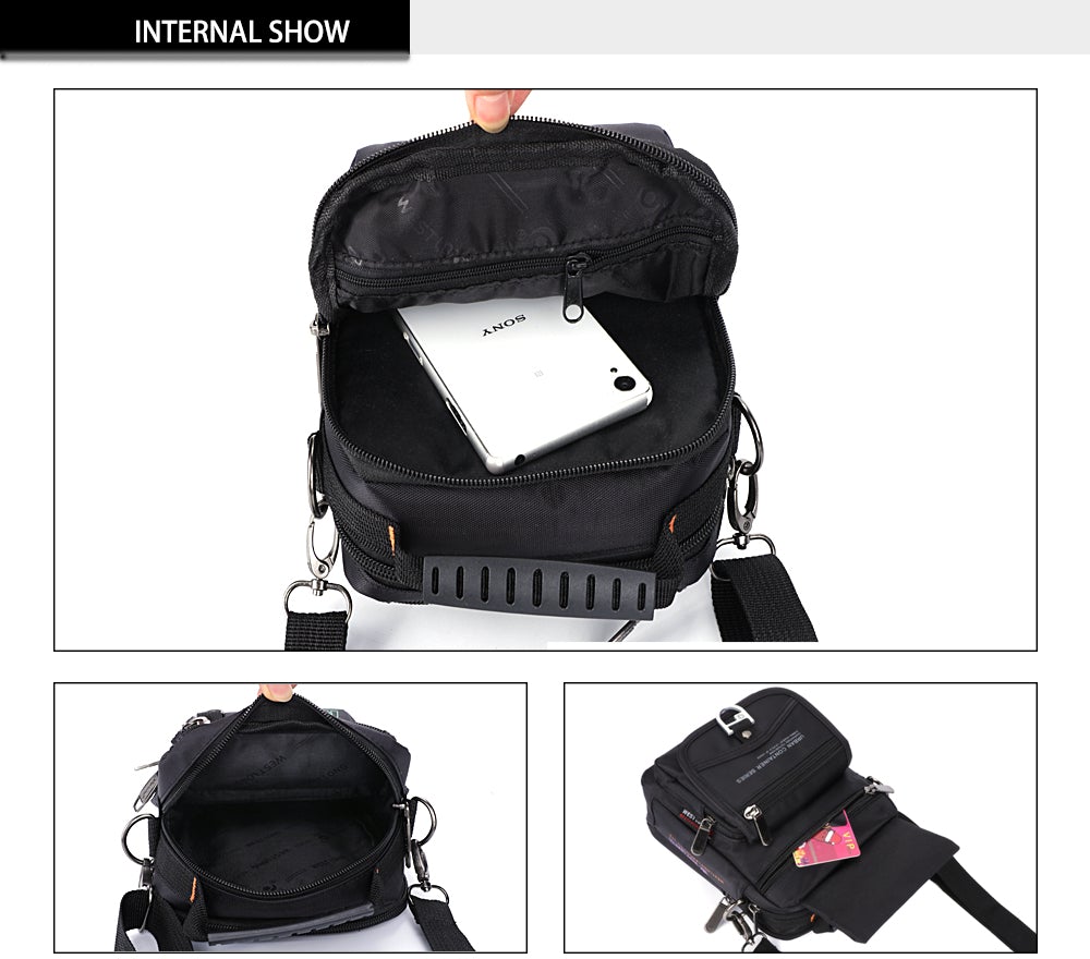 Shoulder & Waist Messenger Bag Messenger Bags BeSmashing