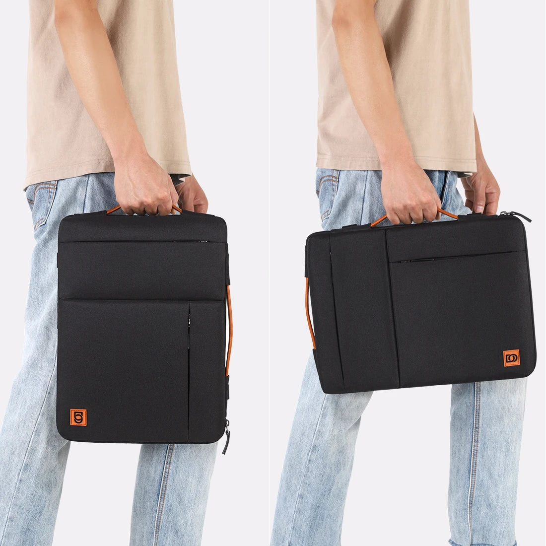 Stylish Waterproof Laptop Sleeve Dual Handle Laptop Bags & Cases BeSmashing