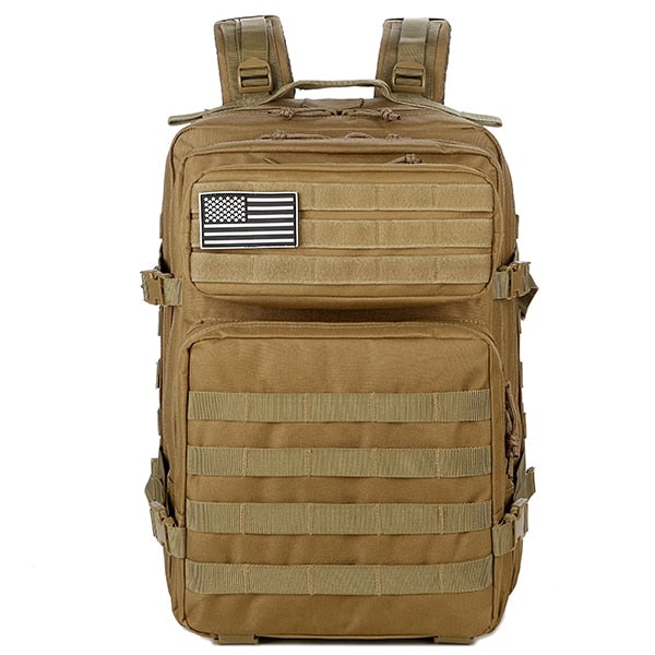 Waterproof 50L Tactical Backpack Backpacks BeSmashing Khaki