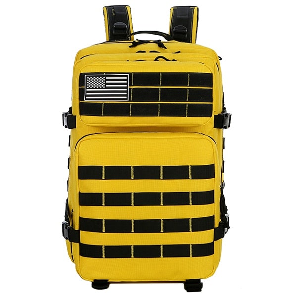 Waterproof 50L Tactical Backpack Backpacks BeSmashing Yellow