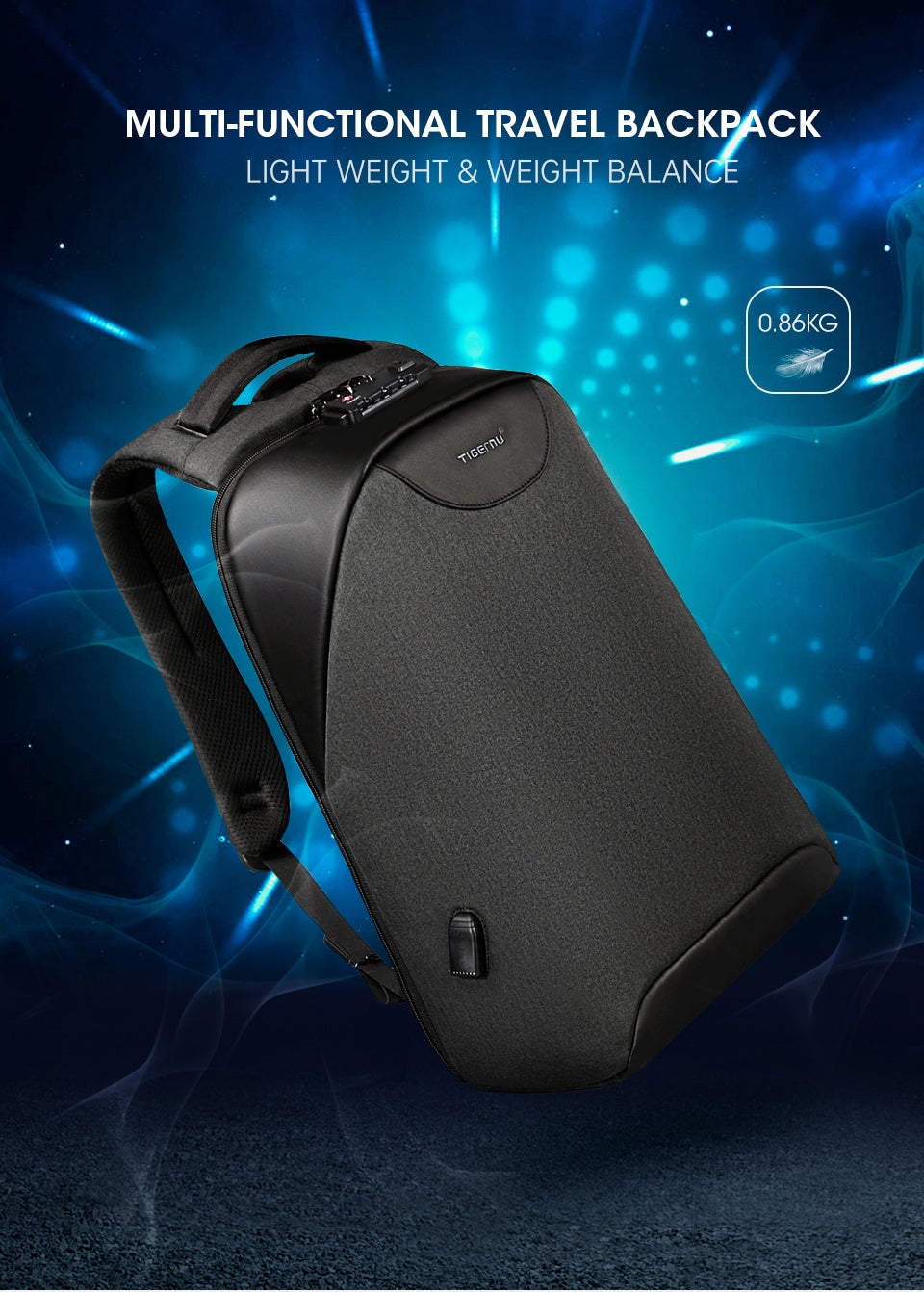 Waterproof Anti Theft Laptop Backpack Duffel Bags BeSmashing