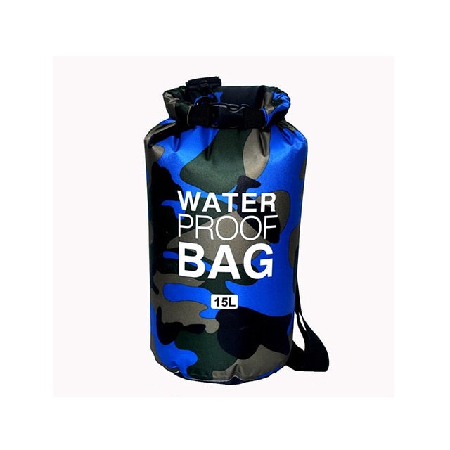 Waterproof Dry Bag 6 Sizes! Swimming Bags BeSmashing 15L Blue