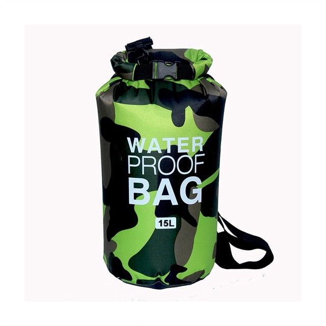 Waterproof Dry Bag 6 Sizes! Swimming Bags BeSmashing 15L Green