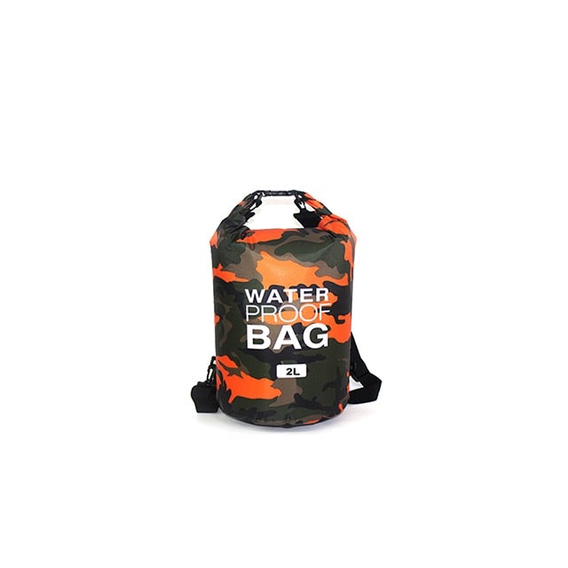 Waterproof Dry Bag 6 Sizes! Swimming Bags BeSmashing 2L Orange