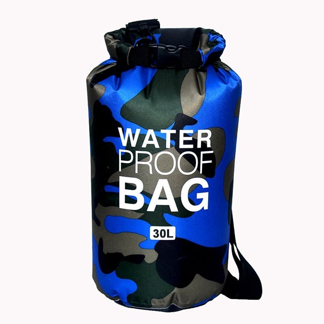 Waterproof Dry Bag 6 Sizes! Swimming Bags BeSmashing 30L Blue