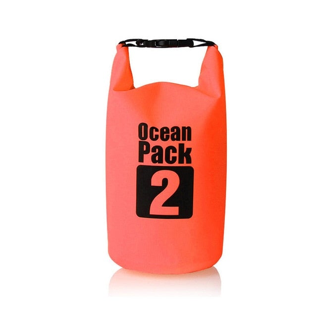 Waterproof Dry Bag Swimming Bags BeSmashing Orange 2 Litre