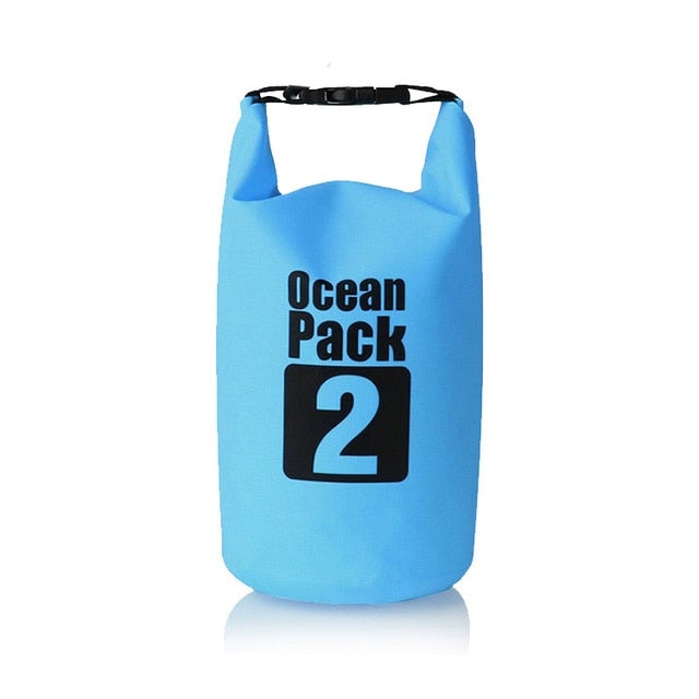 Waterproof Dry Bag Swimming Bags BeSmashing Sky Blue 2 Litre