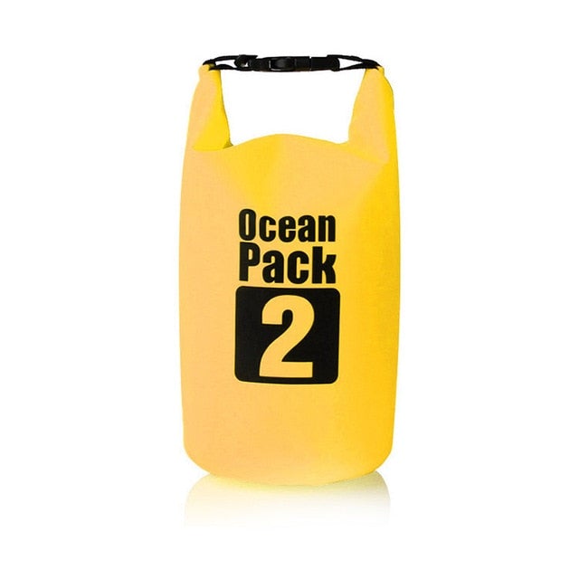 Waterproof Dry Bag Swimming Bags BeSmashing Yellow 2 Litre