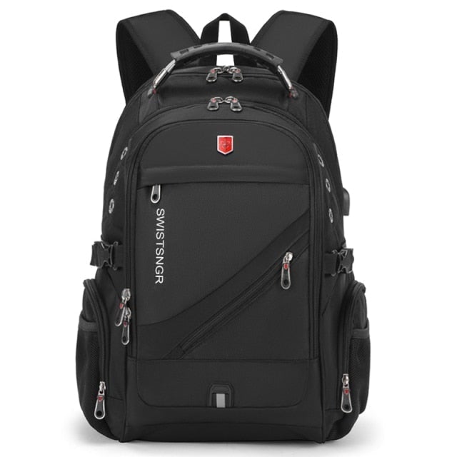 Waterproof Laptop Backpack Laptop Bags & Cases BeSmashing Black 17 Inch