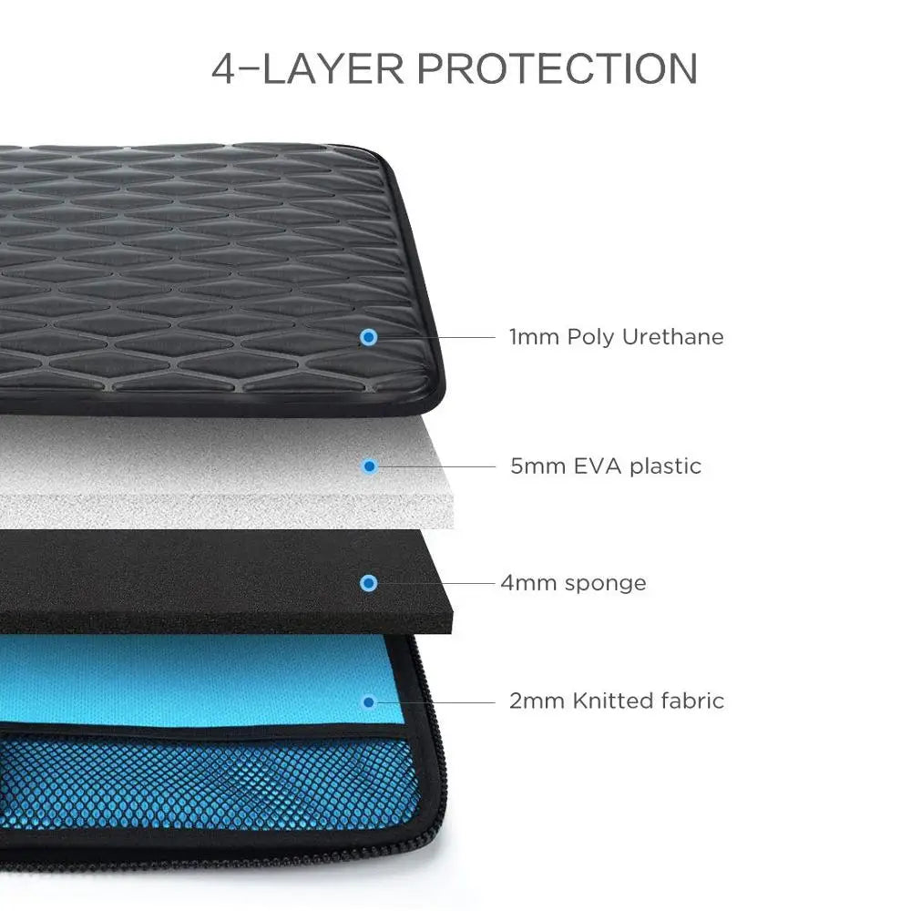 Waterproof Shock Resistant Laptop Protective Case Mesh Design Laptop Bags & Cases BeSmashing