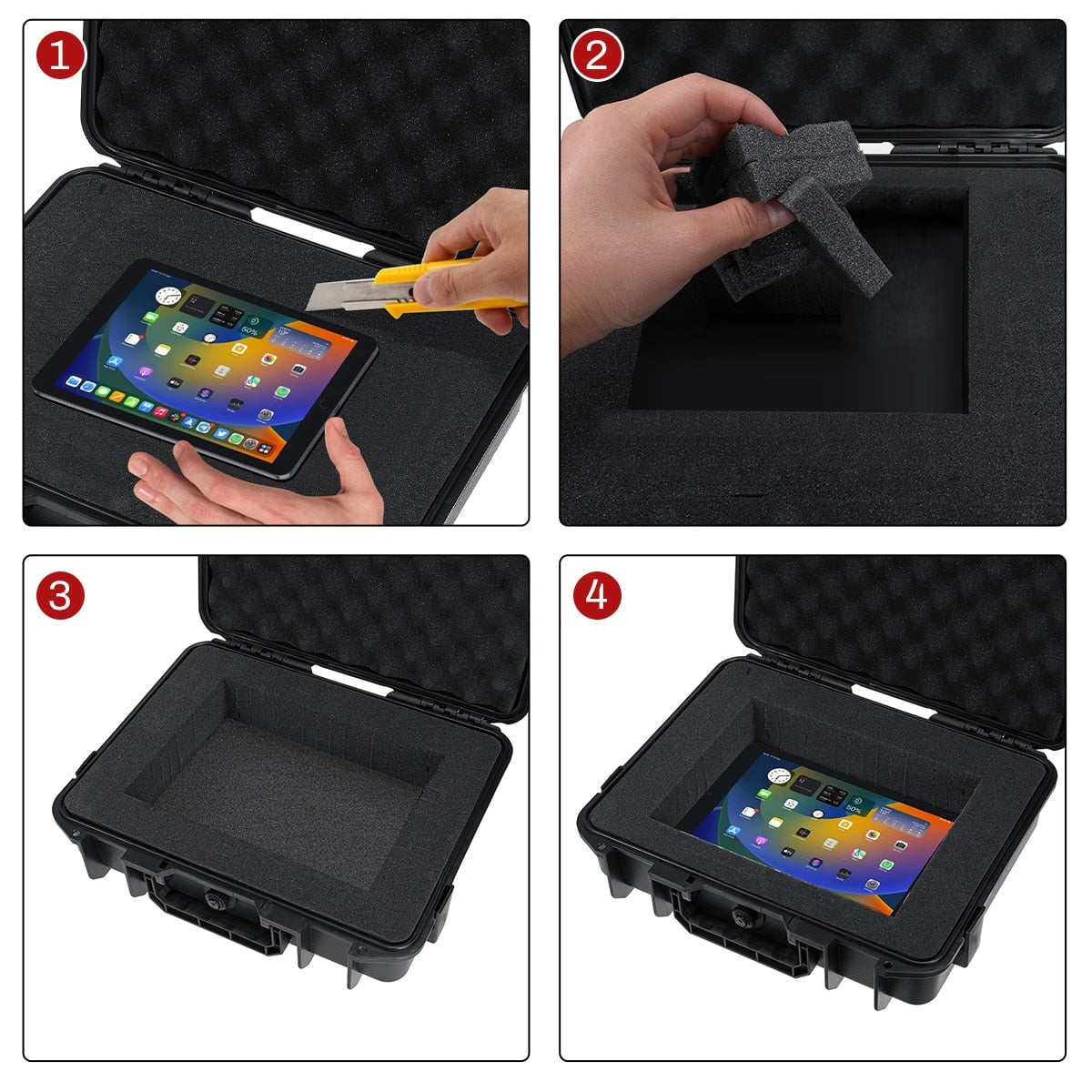 Waterproof Shockproof Hard Protector Case Laptop Bags & Cases BeSmashing