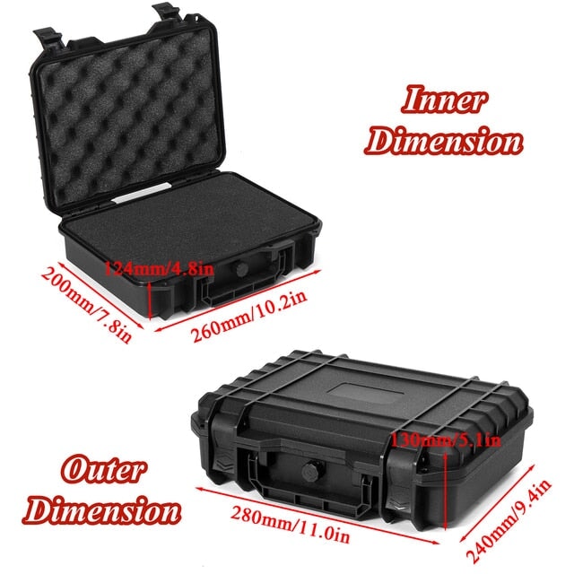 Waterproof Shockproof Hard Protector Case Laptop Bags & Cases BeSmashing 28 X 24 X 13cm