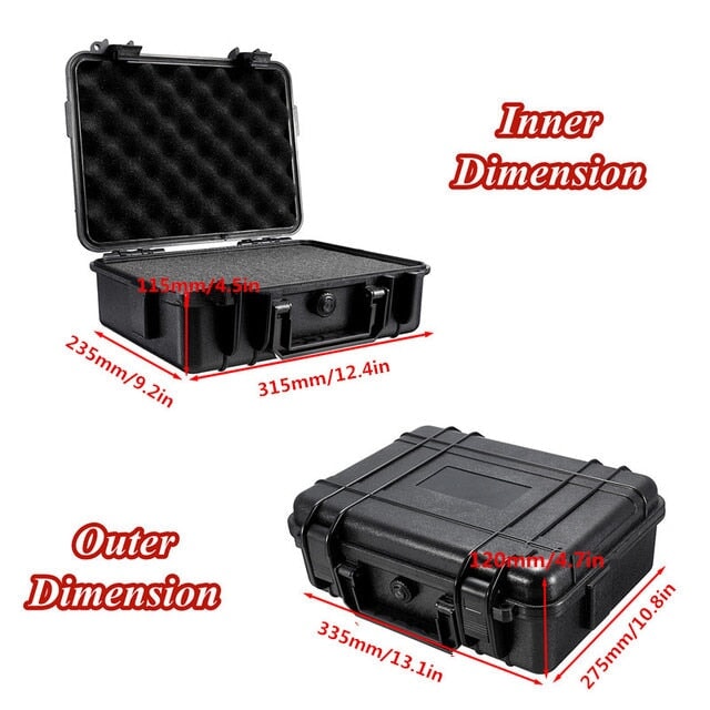 Waterproof Shockproof Hard Protector Case Laptop Bags & Cases BeSmashing 33.5 X 27.5 X 12cm