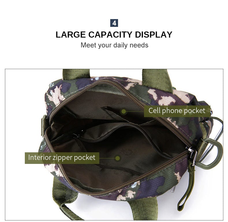 Waterproof Shoulder & Waist Messenger Bag Messenger Bags BeSmashing