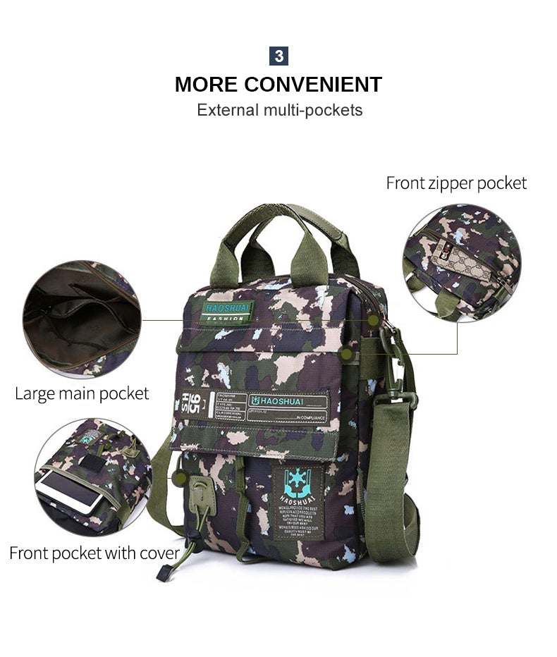Waterproof Shoulder & Waist Messenger Bag Messenger Bags BeSmashing