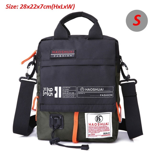 Waterproof Shoulder & Waist Messenger Bag Messenger Bags BeSmashing Army Green Small 28 x 22 x 7cm