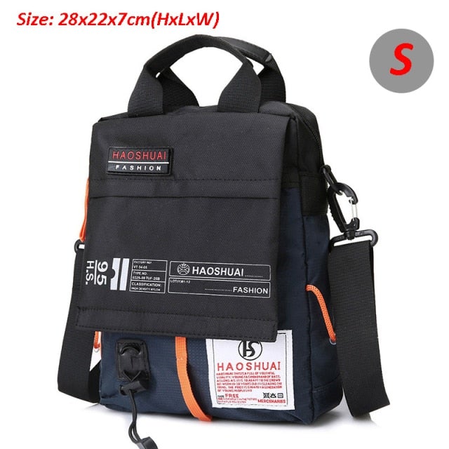 Waterproof Shoulder & Waist Messenger Bag Messenger Bags BeSmashing Dark Blue Small 28 x 22 x 7cm