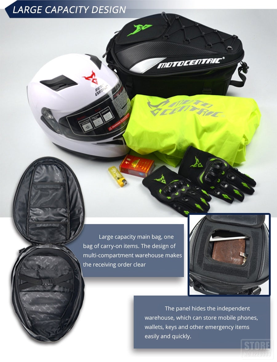 2 In 1 Motorcycle Seat Bag and BackPack Motorcycle Bags &amp; Panniers BeSmashing 