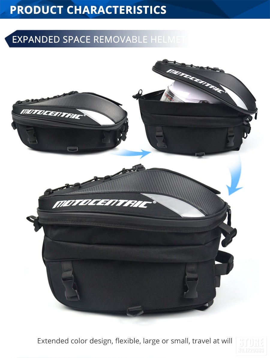 2 In 1 Motorcycle Seat Bag and BackPack Motorcycle Bags &amp; Panniers BeSmashing 