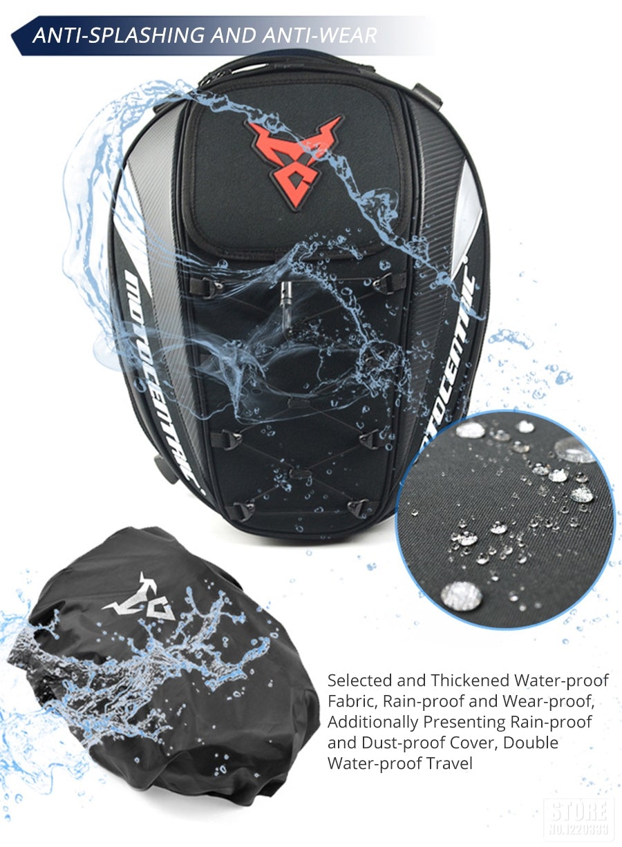 2 In 1 Motorcycle Seat Bag and BackPack Motorcycle Bags &amp; Panniers BeSmashing 