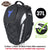 2 In 1 Motorcycle Seat Bag and BackPack Motorcycle Bags & Panniers BeSmashing Blue Logo 37 Litre 