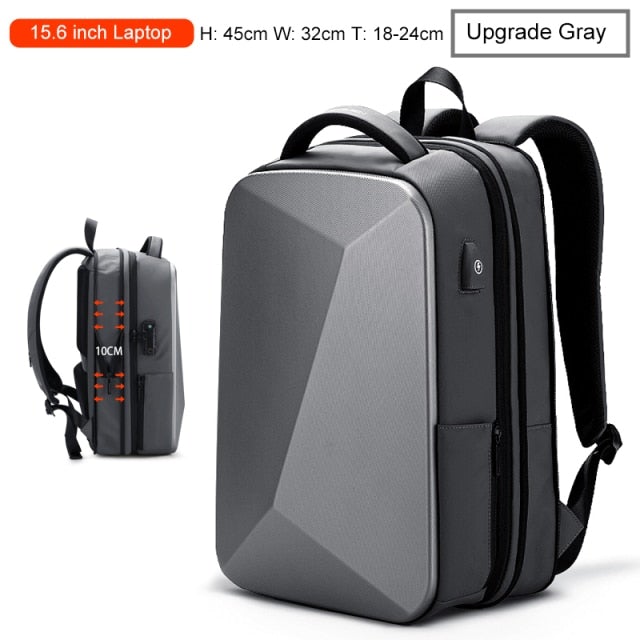 Anti Theft 15.6 Inch Laptop Backpack Backpacks BeSmashing Upgrade Grey 