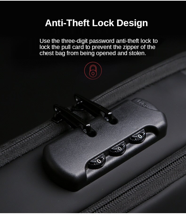 Anti Theft Waterproof Chest &amp; Backpack Backpacks BeSmashing 