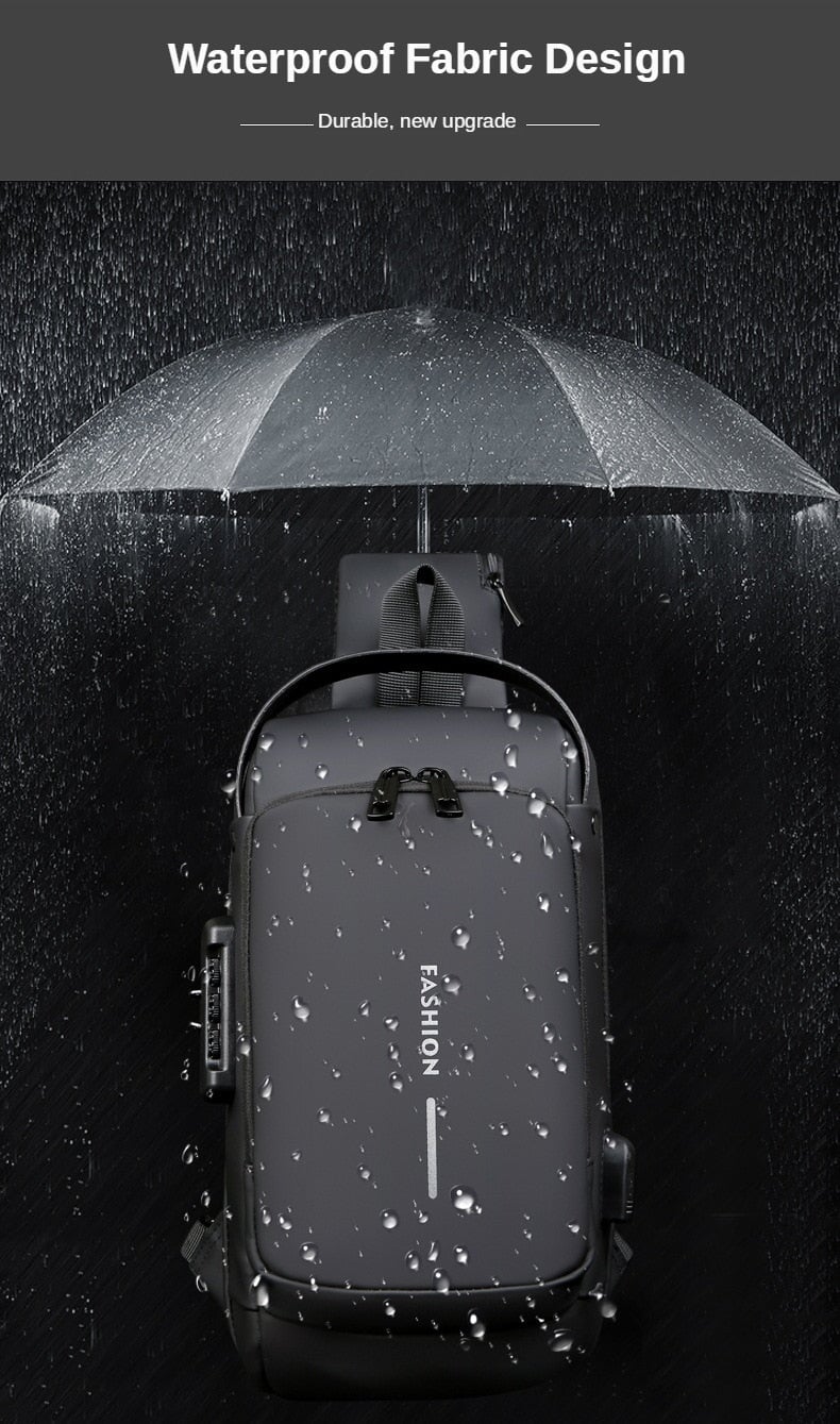 Anti Theft Waterproof Chest & Backpack Backpacks BeSmashing 