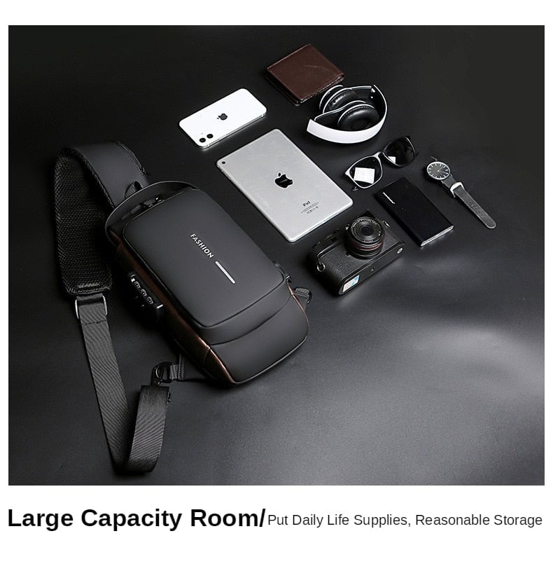 Anti Theft Waterproof Chest &amp; Backpack Backpacks BeSmashing 