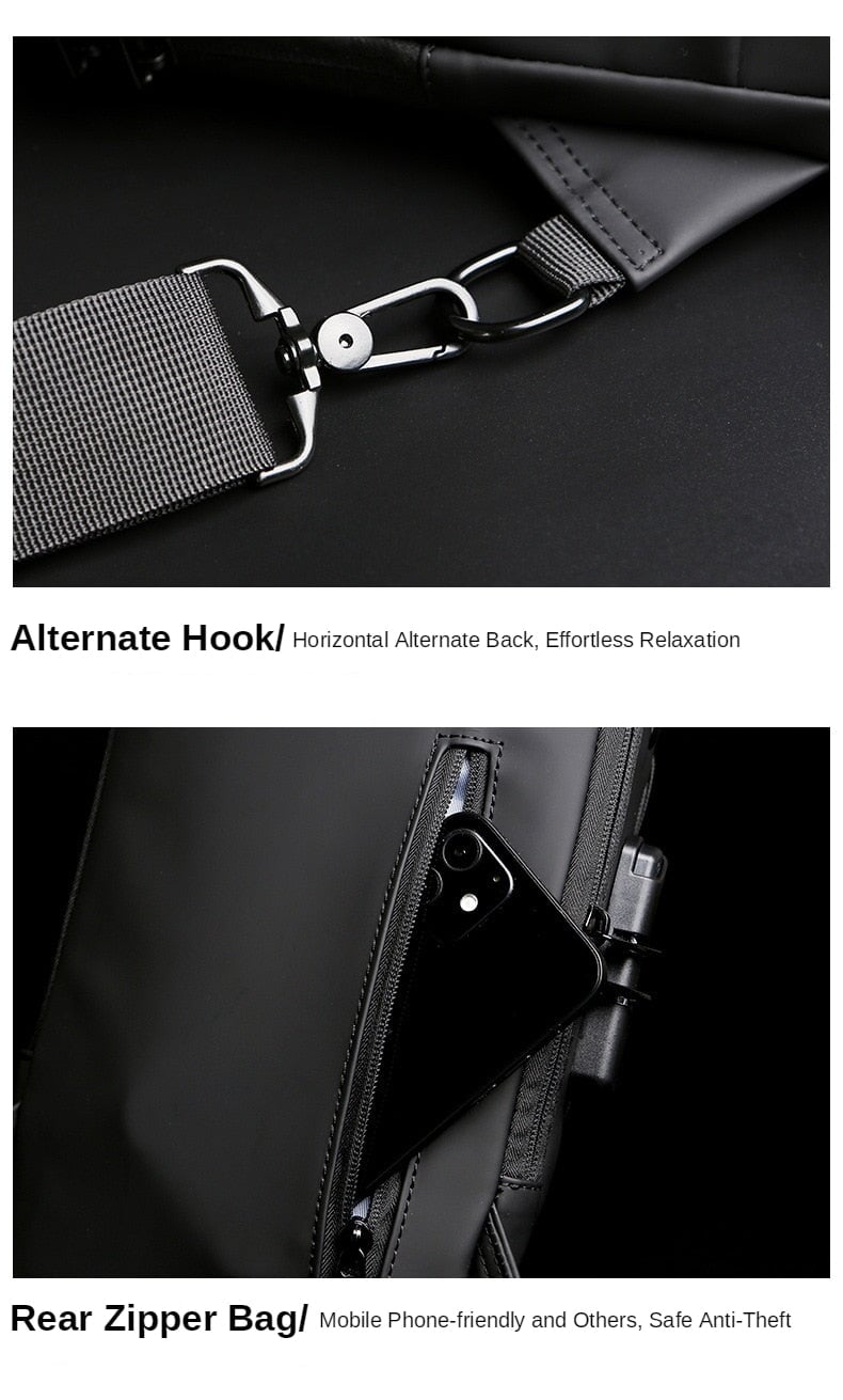 Anti Theft Waterproof Chest &amp; Backpack Backpacks BeSmashing 