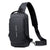 Anti Theft Waterproof Chest & Backpack Backpacks BeSmashing Black 